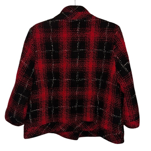 Vintage Erin London Plaid Tweed Blazer - Size Large - Picture 4 of 6